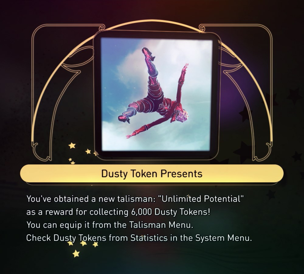 "Unlimited Potential" Talisman - 6000 Dusty Tokens